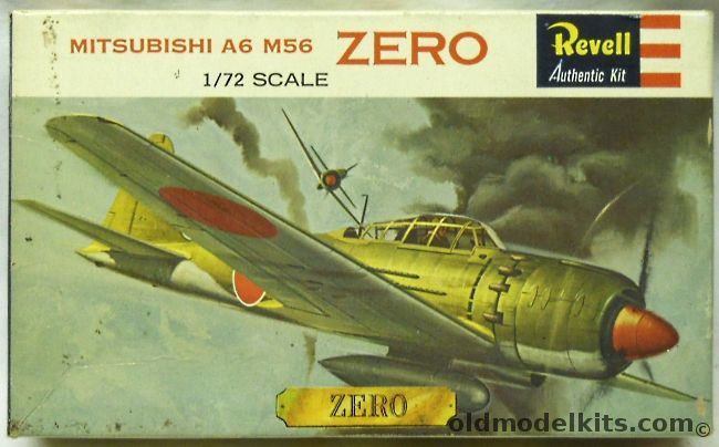 Revell 1/72 Mitsubishi A6M5 Zero, H617-50 plastic model kit